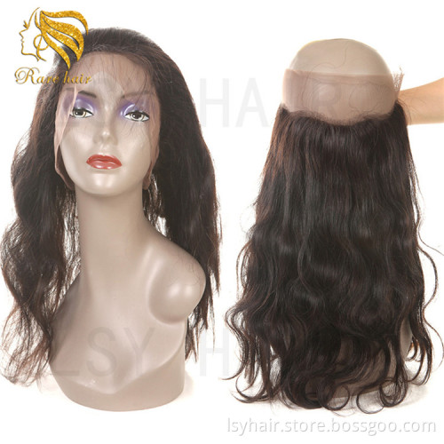 Lsy 2017 Bestseller 360 Lace Frontal Closure Wig 100% Human Hair Closure